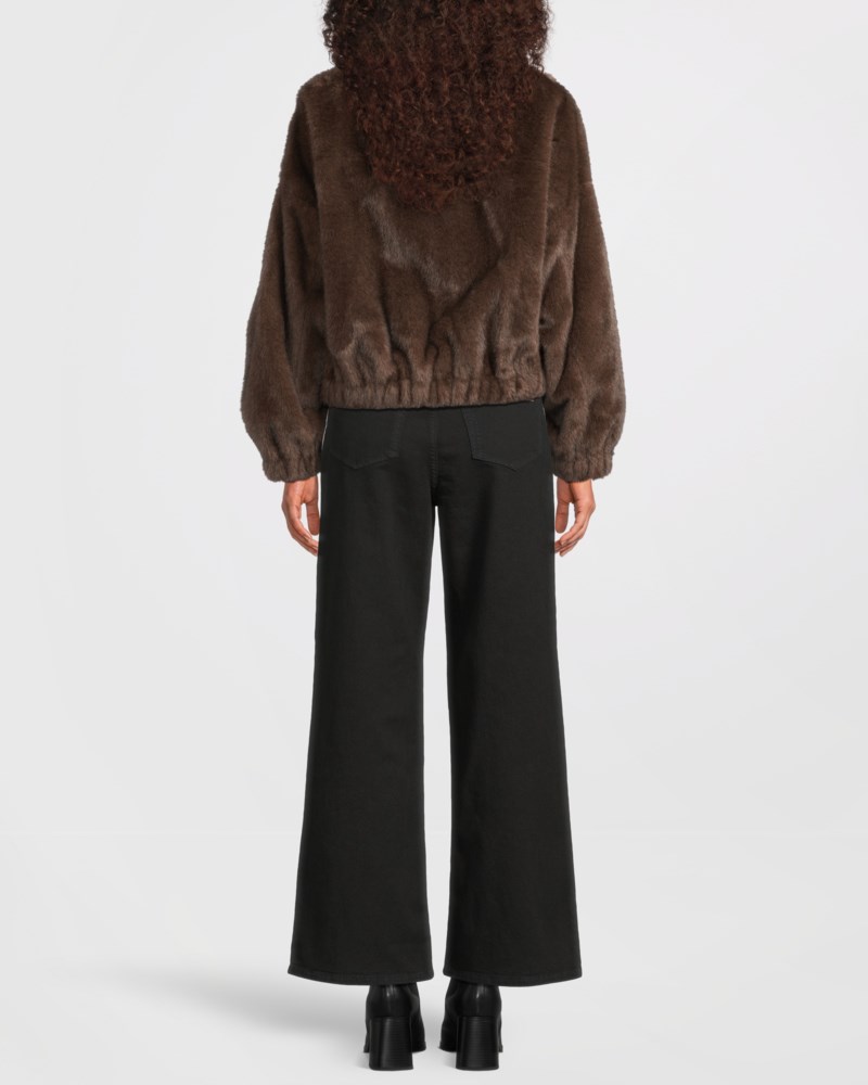 Weekend Max Mara Jacka fluffy textured short dam – bild 3