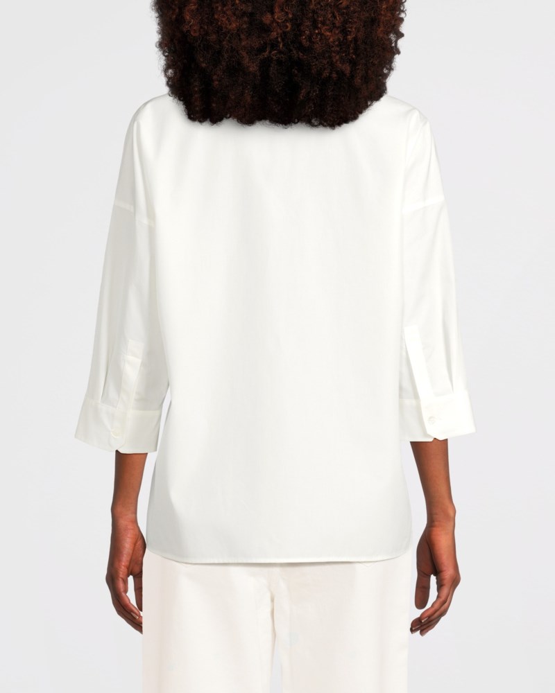 Weekend Max Mara Skjorta boxy cotton poplin dam – bild 3