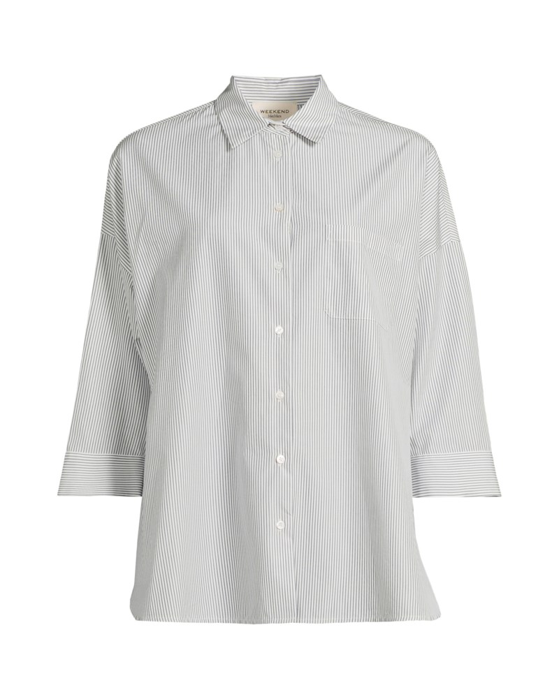 Skjorta boxy cotton poplin