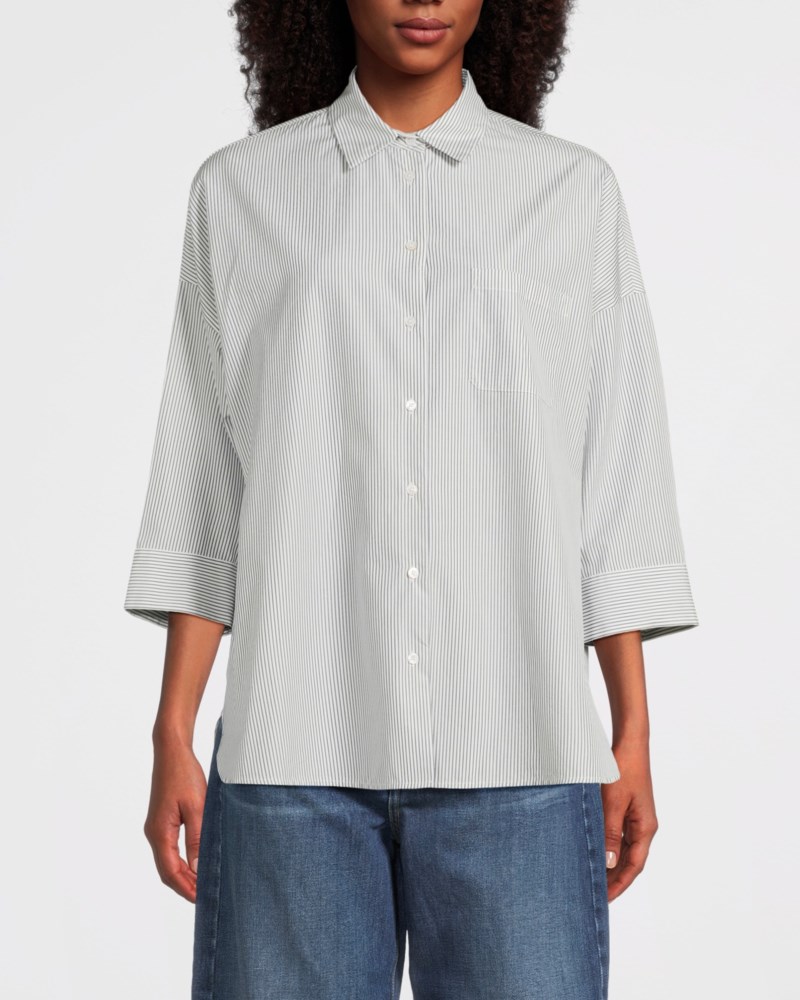 Weekend Max Mara Skjorta boxy cotton poplin dam – bild 2