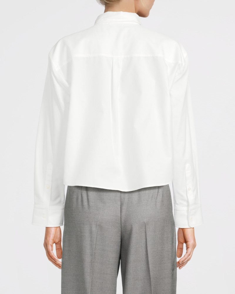 Weekend Max Mara Skjorta cotton oxford boxy fit dam – bild 4