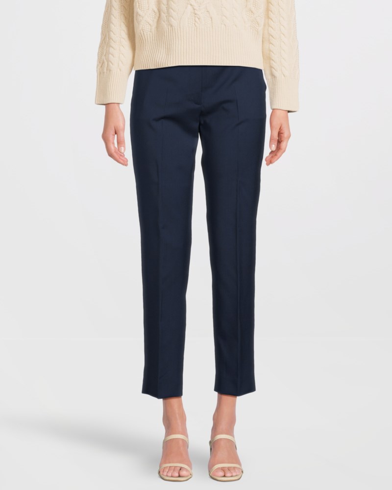Weekend Max Mara Byxa stretch wool cigarette dam – bild 2