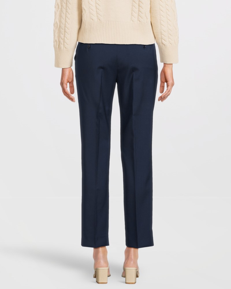 Weekend Max Mara Byxa stretch wool cigarette dam – bild 3