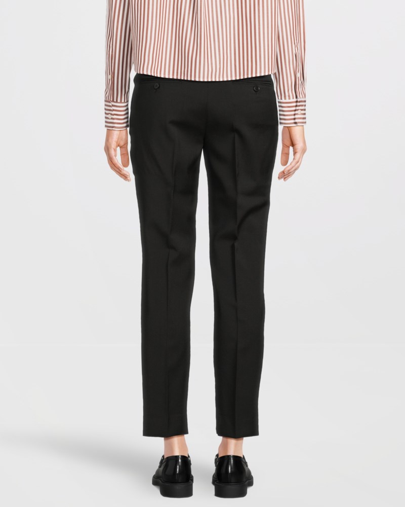 Weekend Max Mara Byxa stretch wool cigarette dam – bild 3