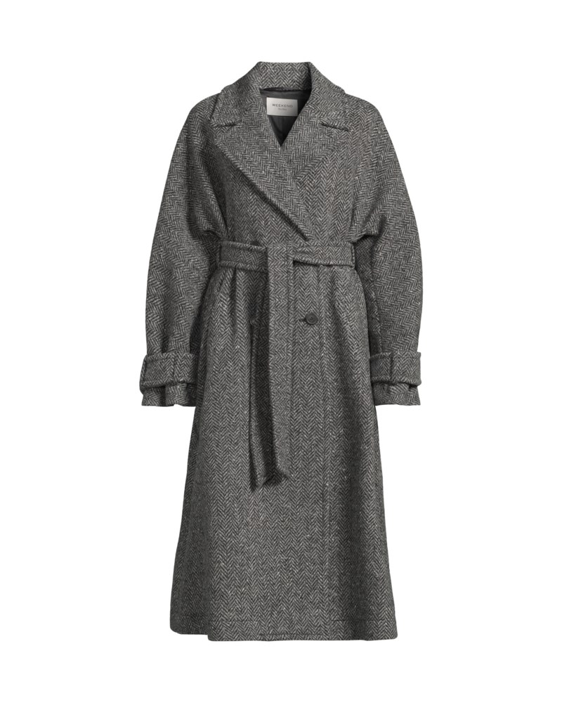 Kappa long wool blend tweed