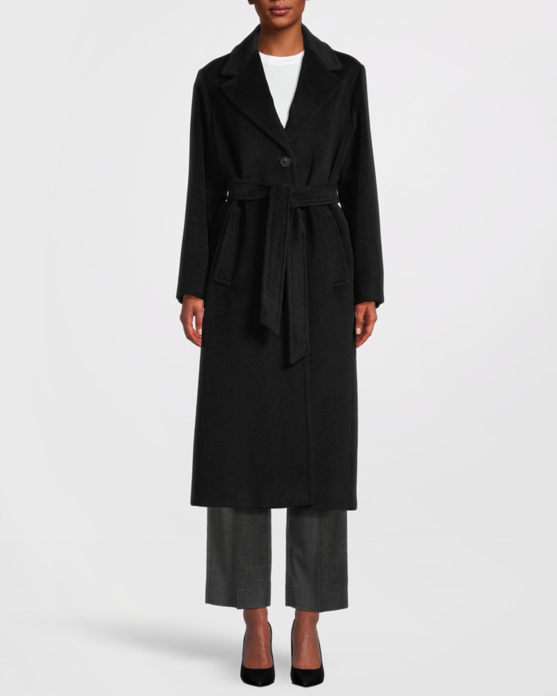 Weekend Max Mara Kappa wool and alpaca teddy long dam – bild 2