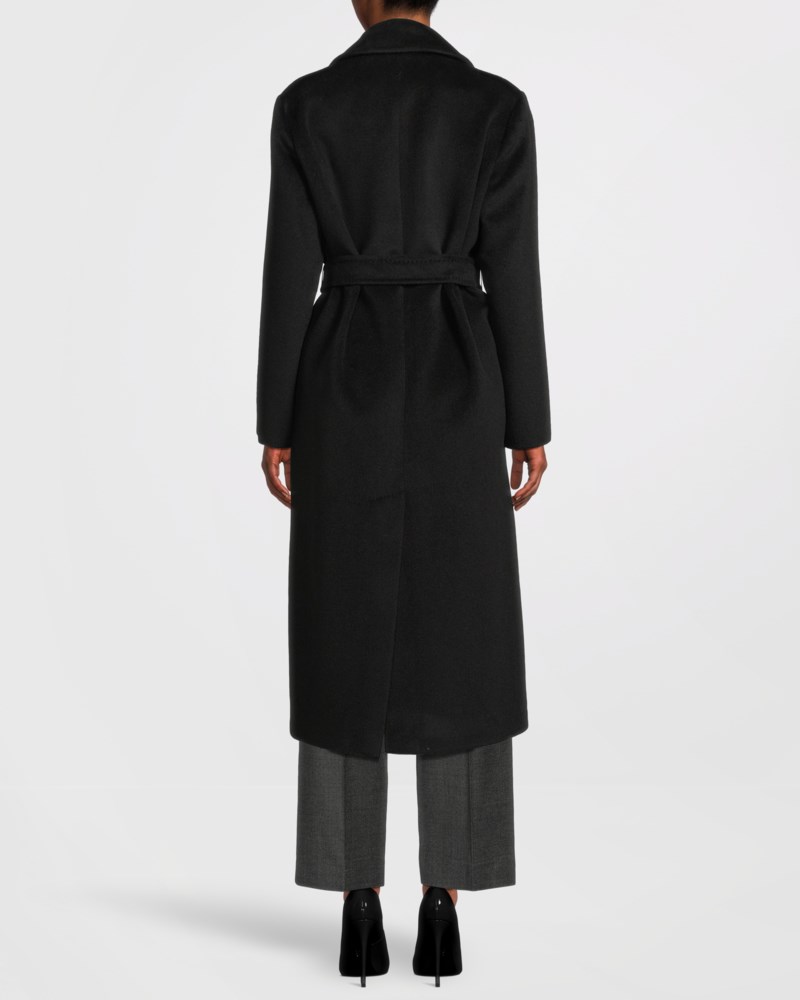 Weekend Max Mara Kappa wool and alpaca teddy long dam – bild 4