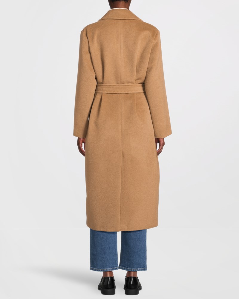 Weekend Max Mara Kappa wool and alpaca teddy long dam – bild 2