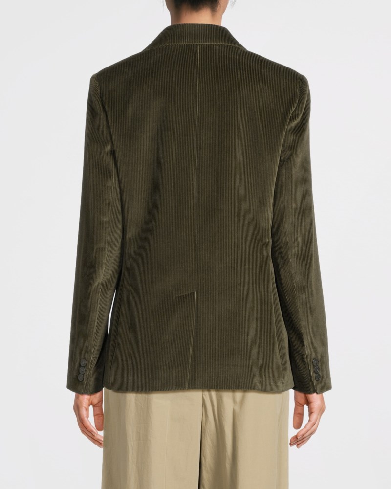 Weekend Max Mara Kavaj cotton corduroy velvet dam – bild 3