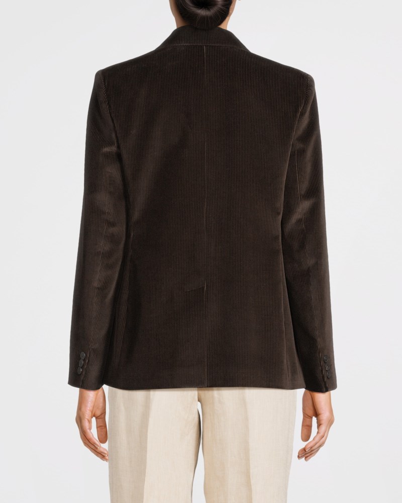 Weekend Max Mara Kavaj cotton corduroy velvet dam – bild 3