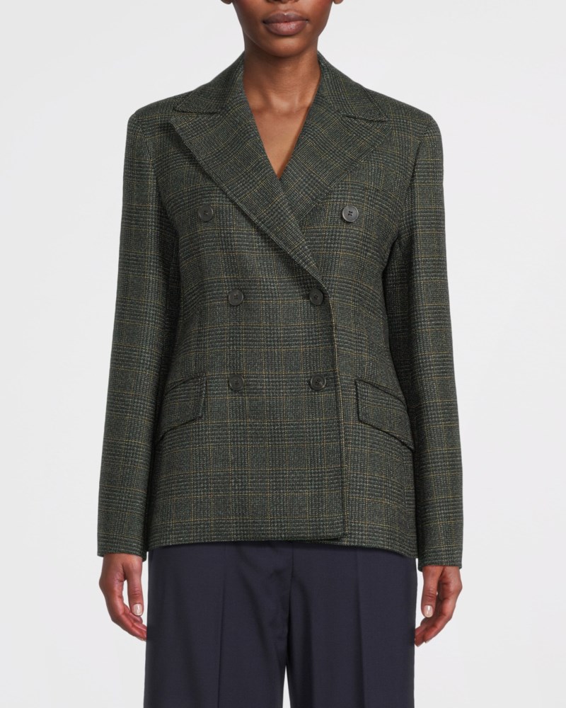 Weekend Max Mara Kavaj prince of wales check wool dam – bild 2