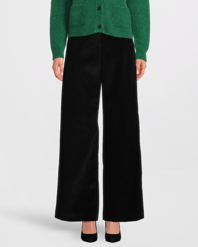 Weekend Max Mara Byxa cotton velvet dam – bild 2