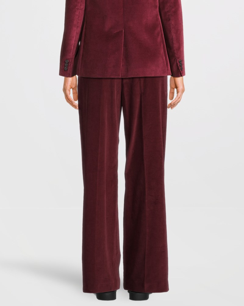 Weekend Max Mara Byxa cotton velvet dam – bild 3