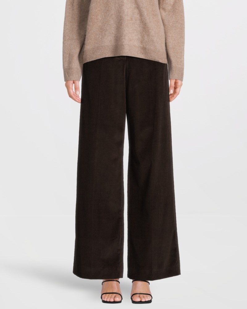 Weekend Max Mara Byxa cotton velvet dam – bild 2