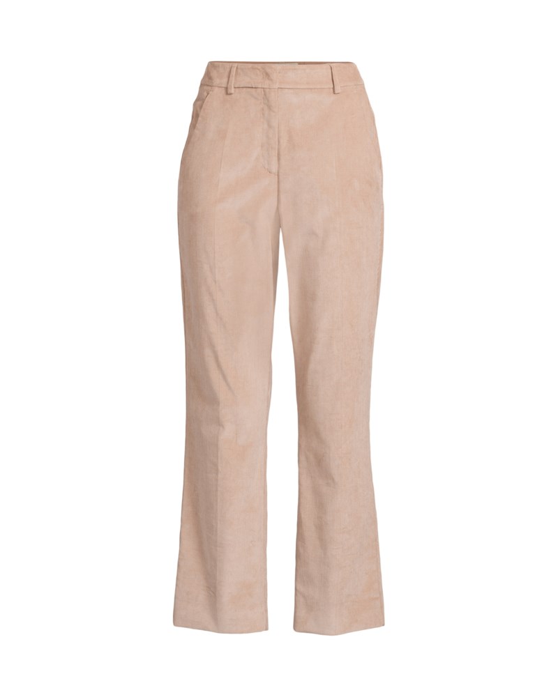 Byxor cotton velvet cropped