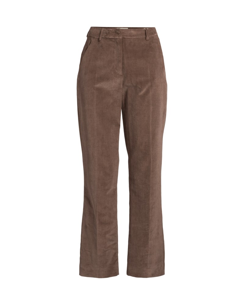 Byxor cotton velvet cropped