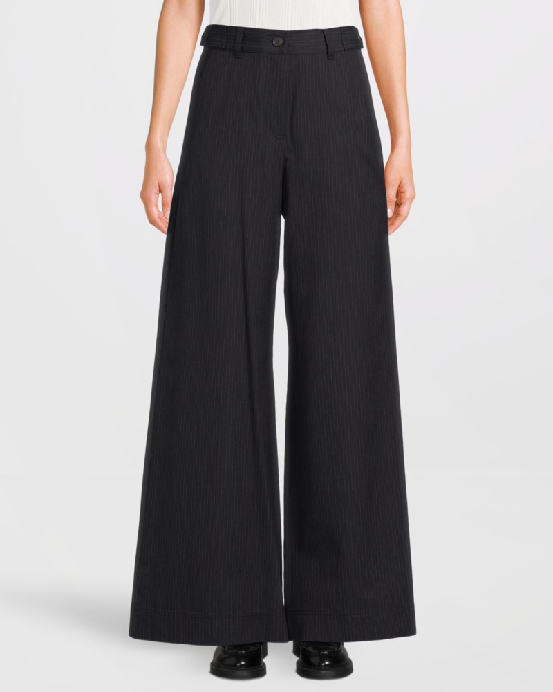 Weekend Max Mara Byxa wool and cotton gabardine dam – bild 2