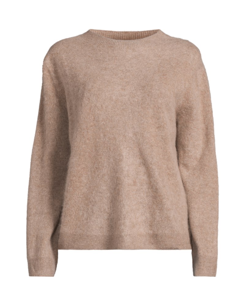Stickad tröja wool and cashmere crewneck