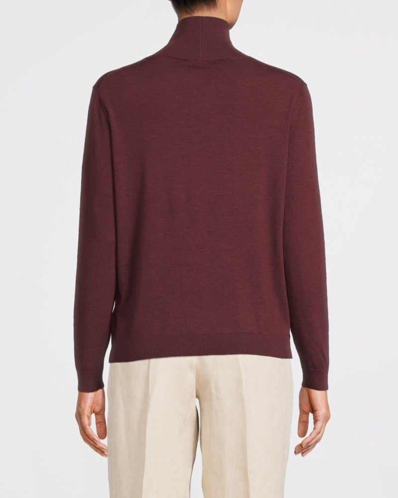 Weekend Max Mara Turtleneck wool and silk knit tröjor dam – bild 4