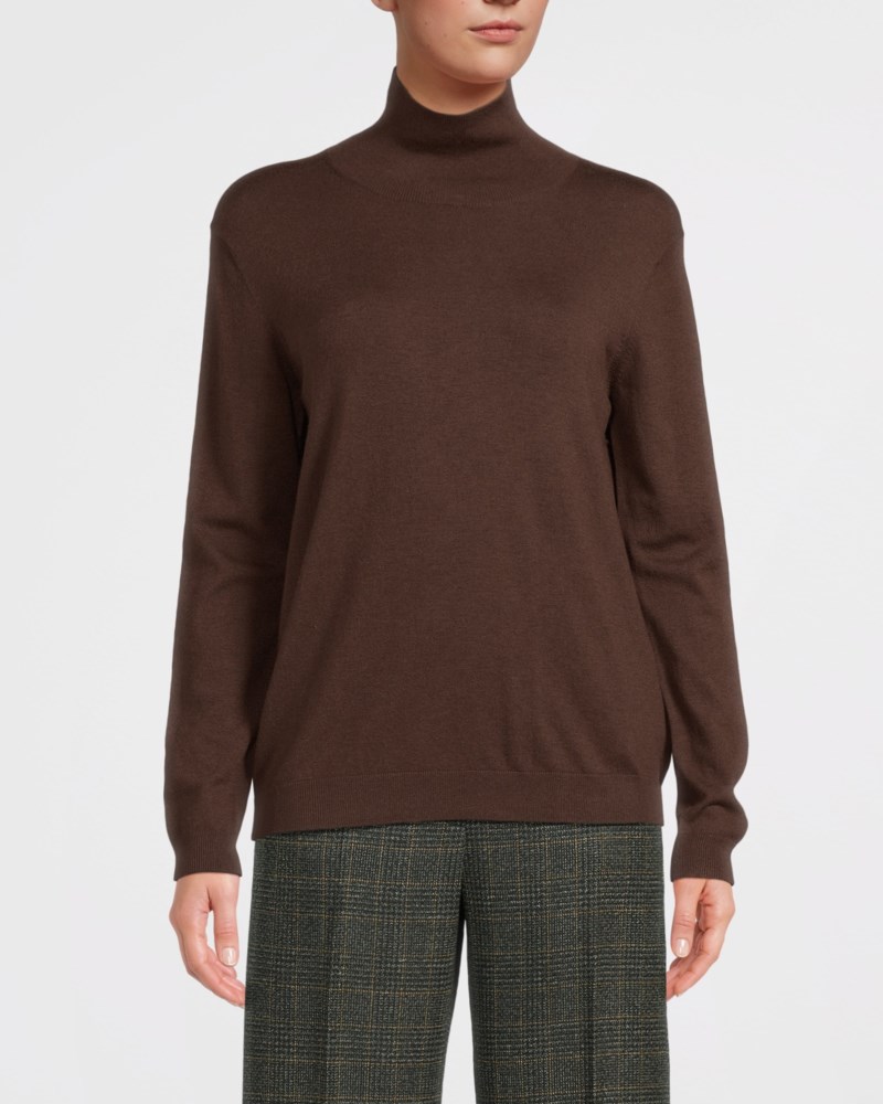 Weekend Max Mara Turtleneck wool and silk knit tröjor dam – bild 2