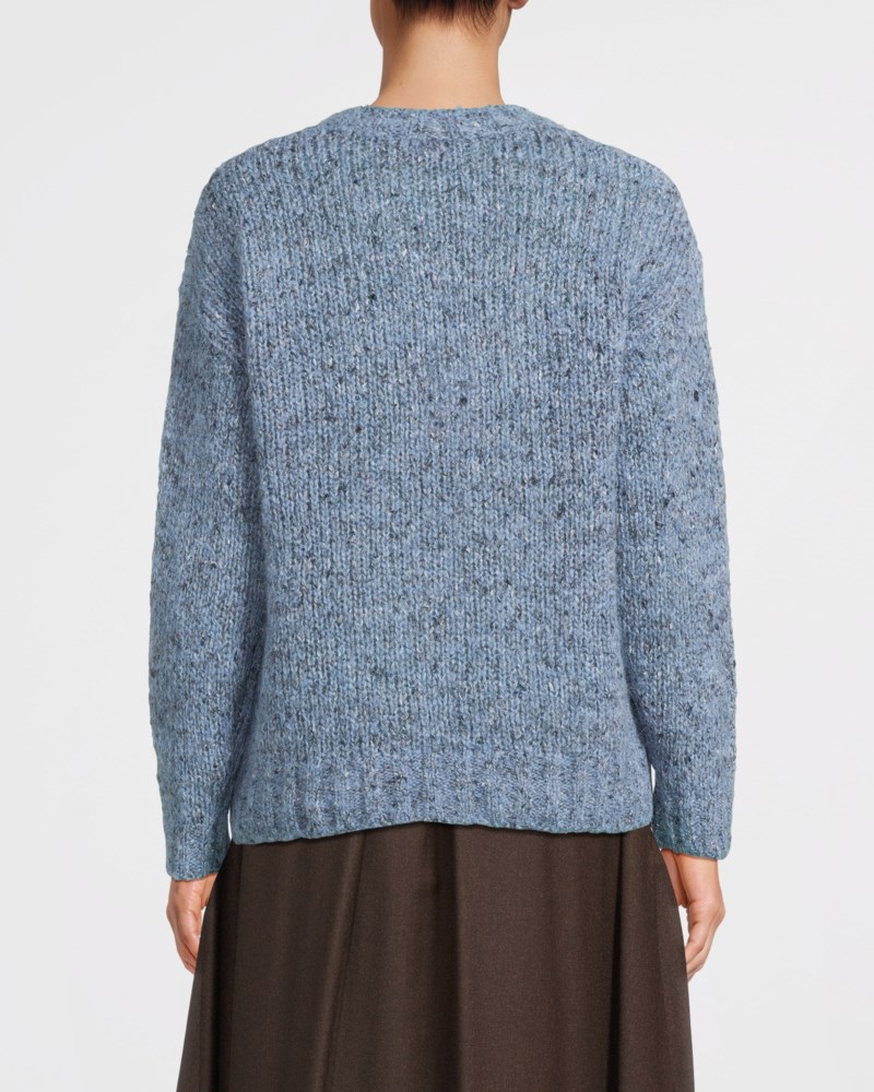 Weekend Max Mara Tröja alpaca cotton wool knit dam – bild 4