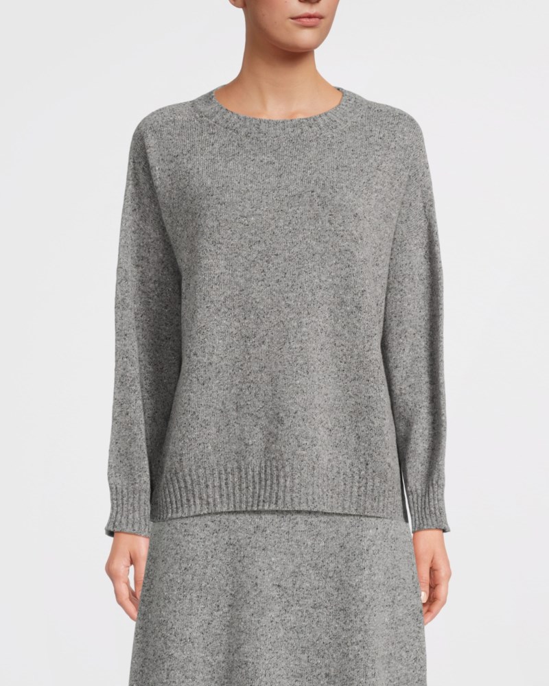 Weekend Max Mara Tröja tweed effect wool and silk blend dam – bild 2
