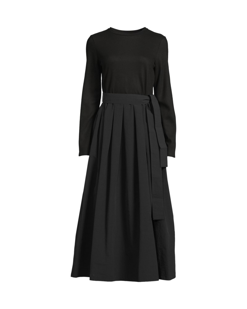 Klänning jacquard jersey and taffeta