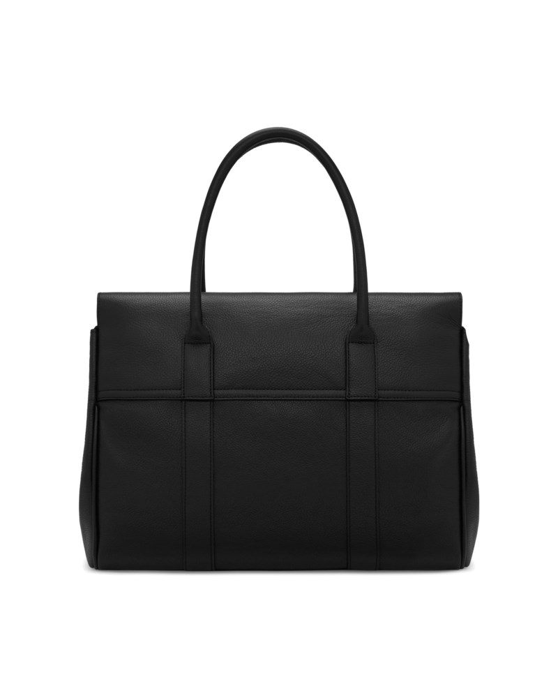 Mulberry Bayswater black & brass small classic grain handväskor dam – bild 2