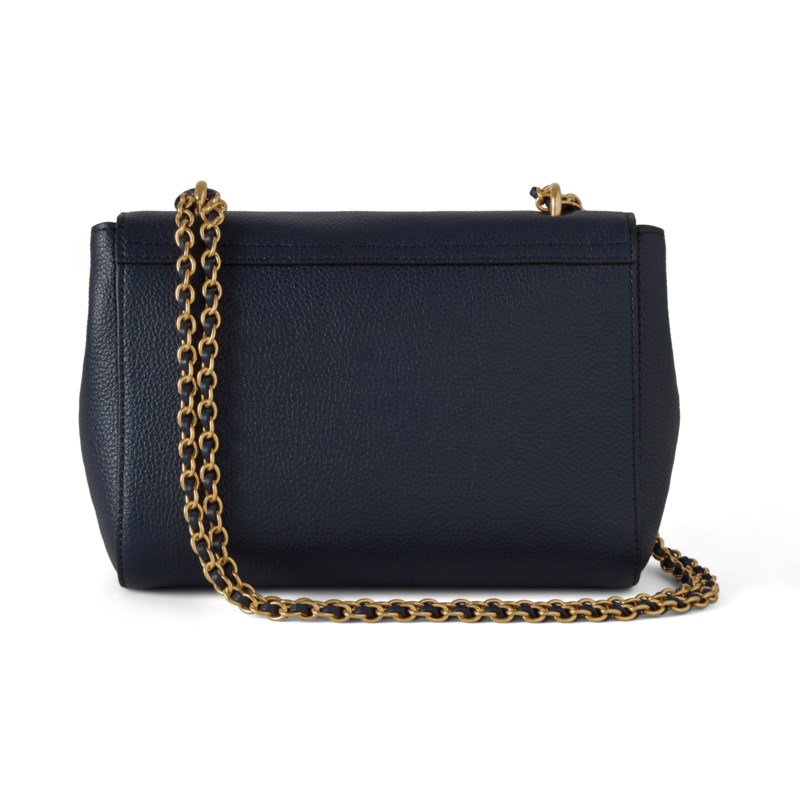 Mulberry Lily black & gold glossy goat handväskor dam – bild 2
