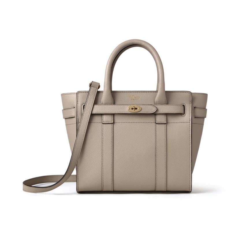 Mini zipped bayswater black small classic grain
