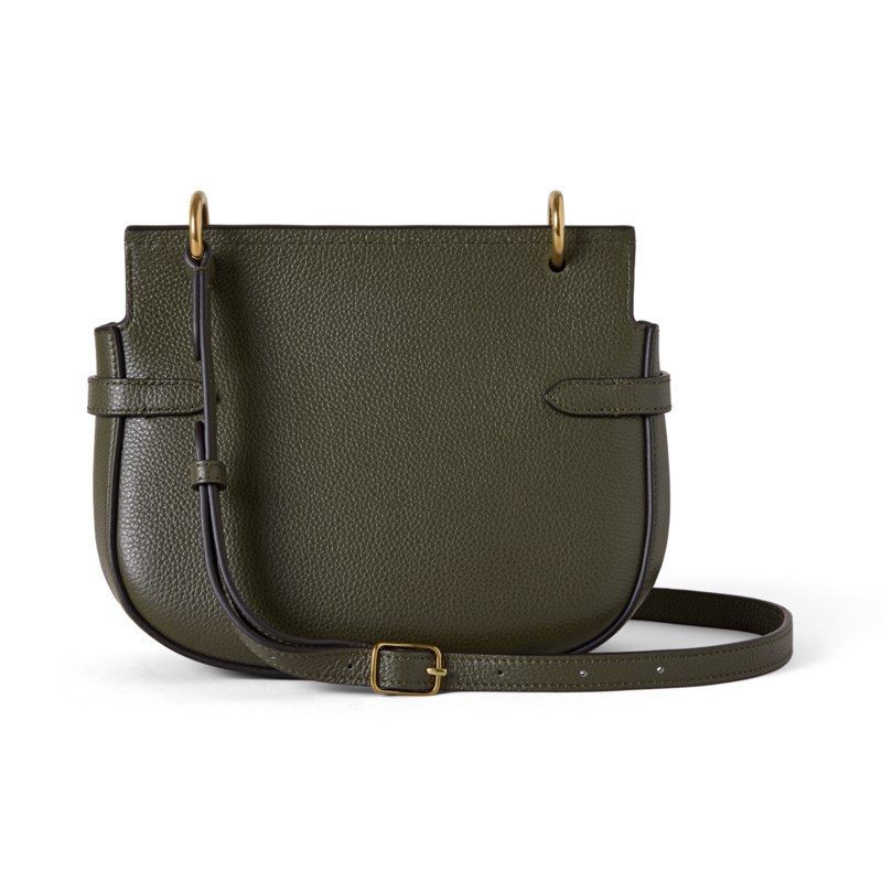 Mulberry Small amberley satchel oak small classic grain axelremsväskor dam – bild 2