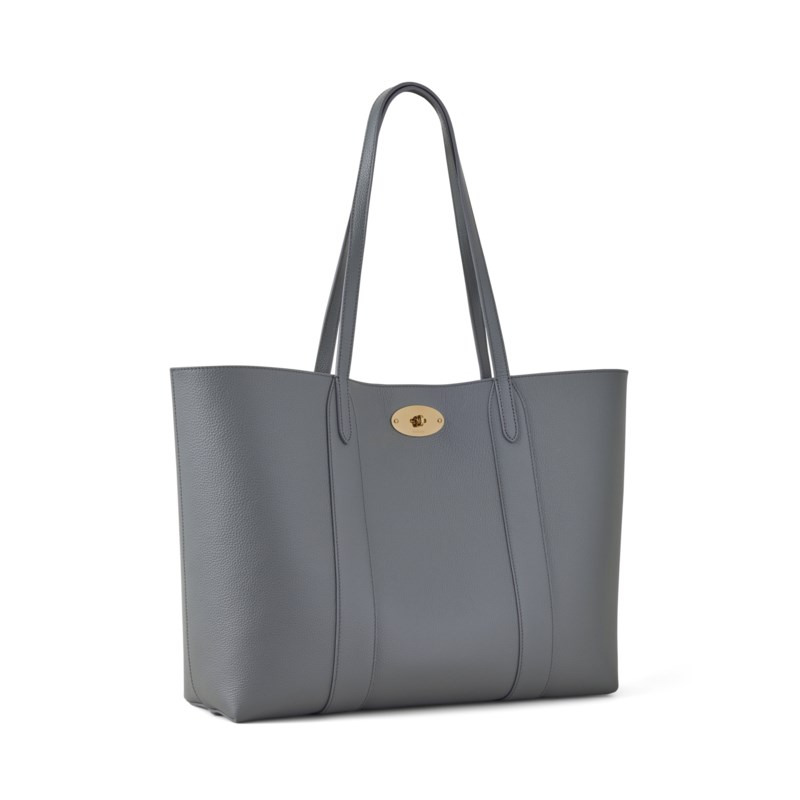 Mulberry Bayswater tote night sky & poplin blue small classic grain shoppingväskor & totes dam – bild 3