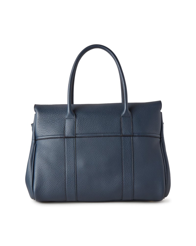 Mulberry Bayswater black & brass small classic grain handväskor dam – bild 2