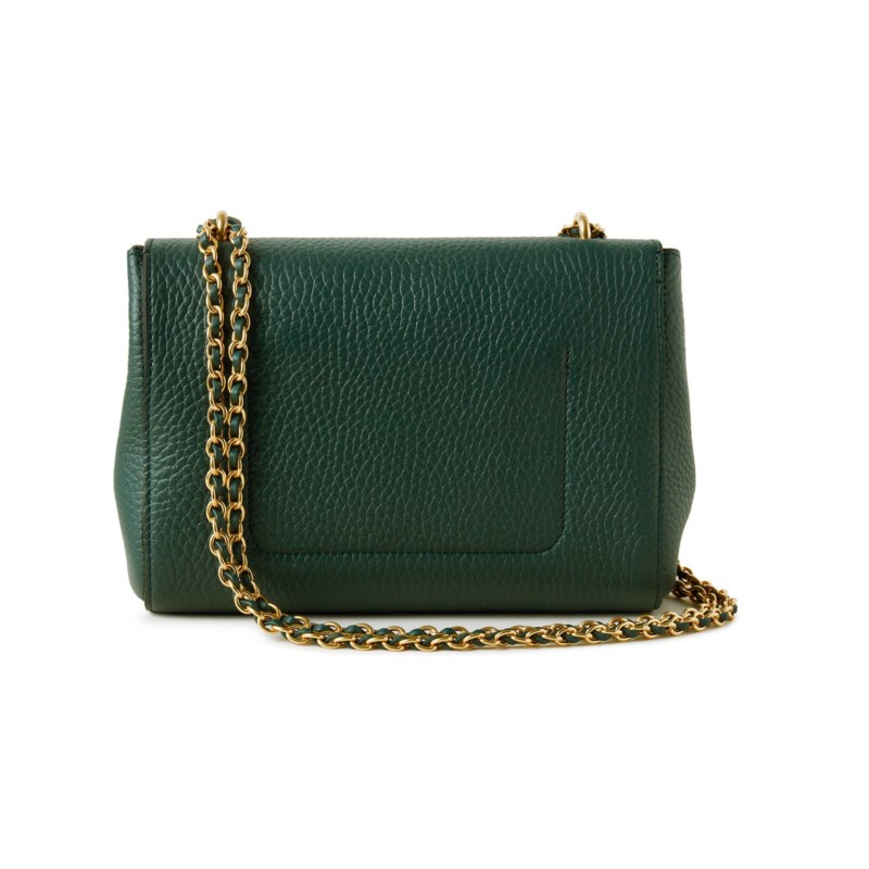 Mulberry Lily black & gold glossy goat handväskor dam – bild 2