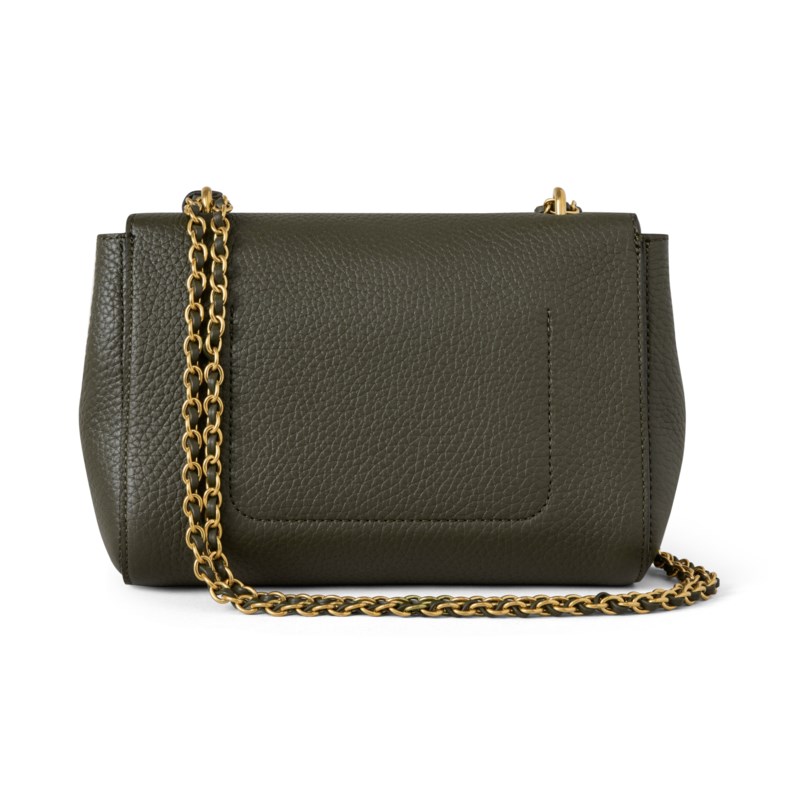 Mulberry Lily black & gold glossy goat handväskor dam – bild 3