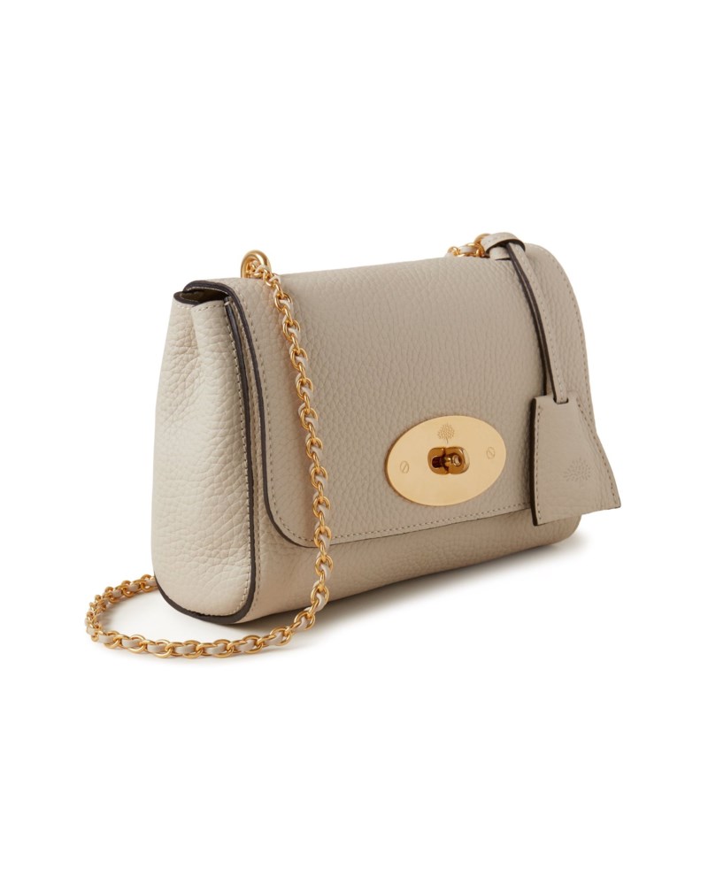 Mulberry Lily black & gold glossy goat handväskor dam – bild 3