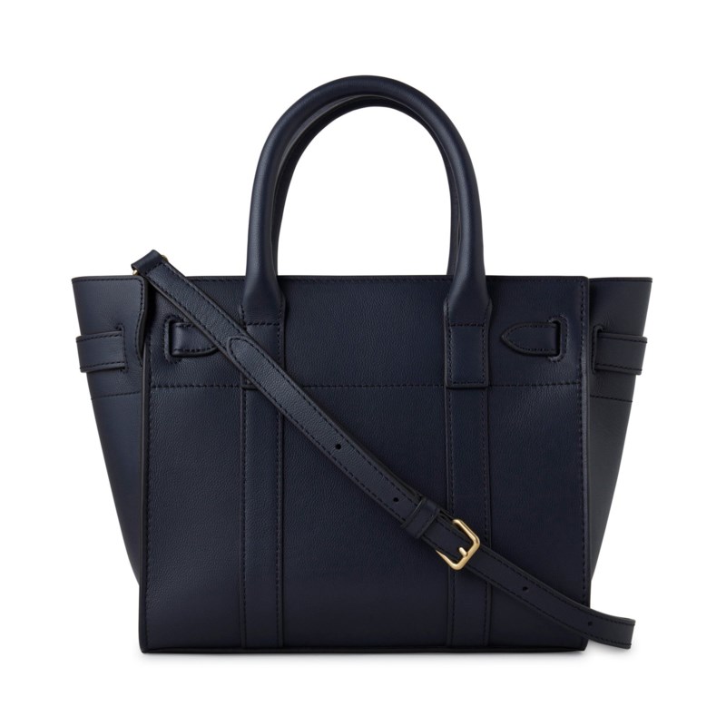 Mulberry Mini zipped bayswater black small classic grain handväskor dam – bild 2