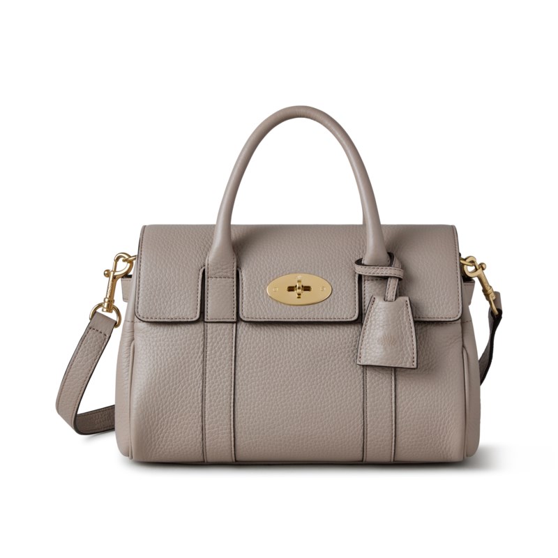 Bayswater satchel black small classic grain