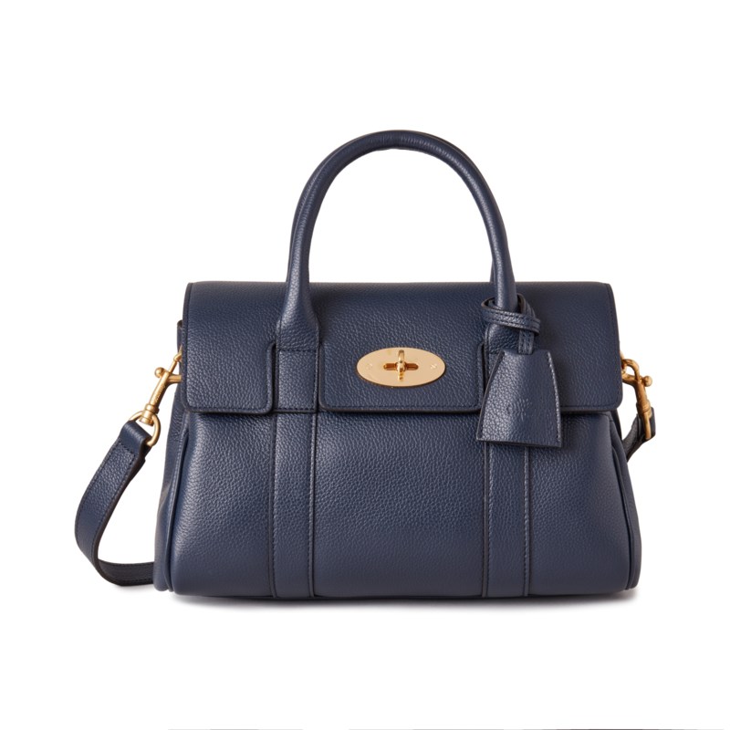 Bayswater satchel black small classic grain