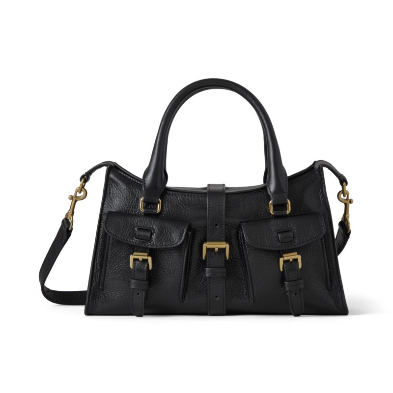 Small roxanne high shine leather