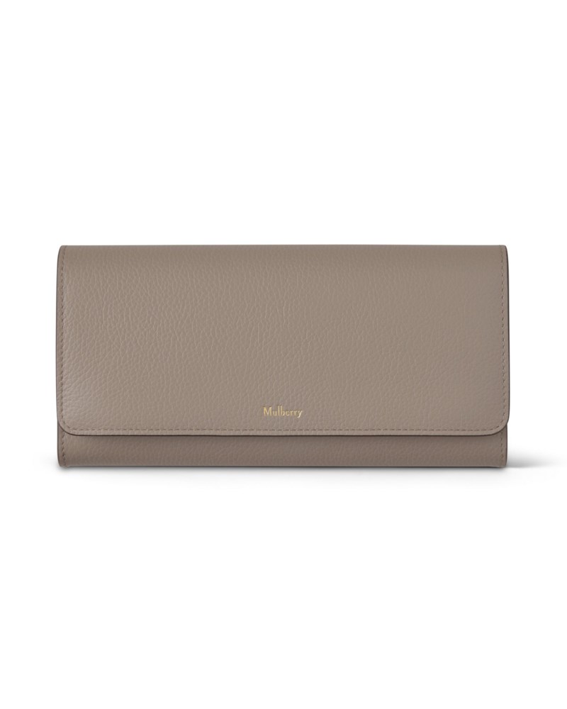 Continental wallet cashmere taupe small classic grain