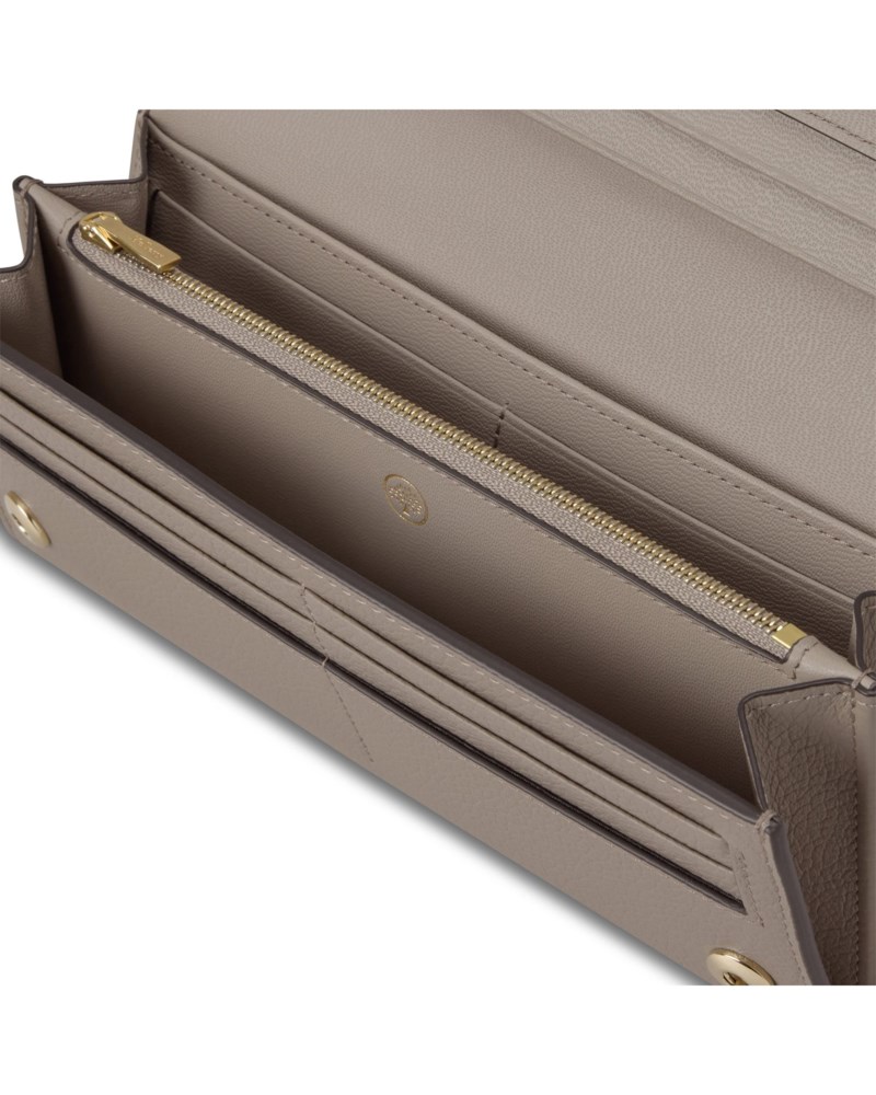 Mulberry Continental wallet cashmere taupe small classic grain plånböcker dam – bild 2