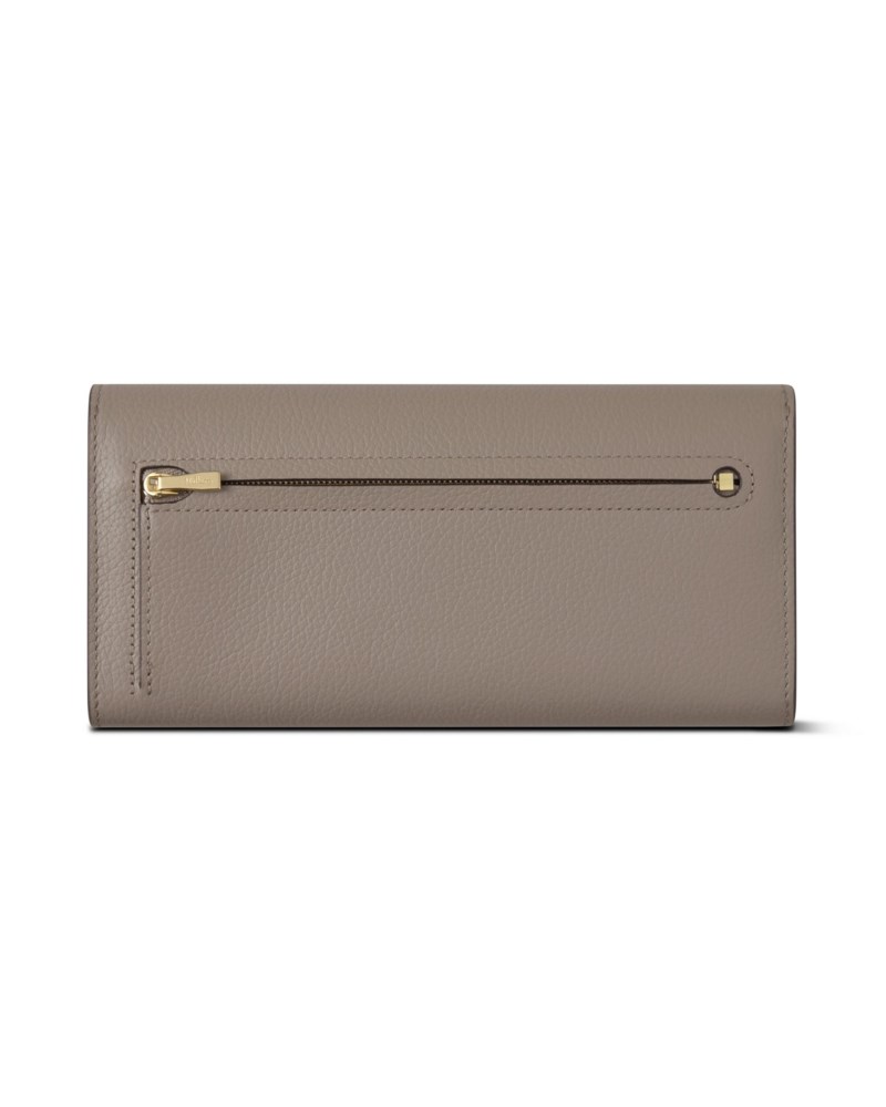 Mulberry Continental wallet cashmere taupe small classic grain plånböcker dam – bild 3
