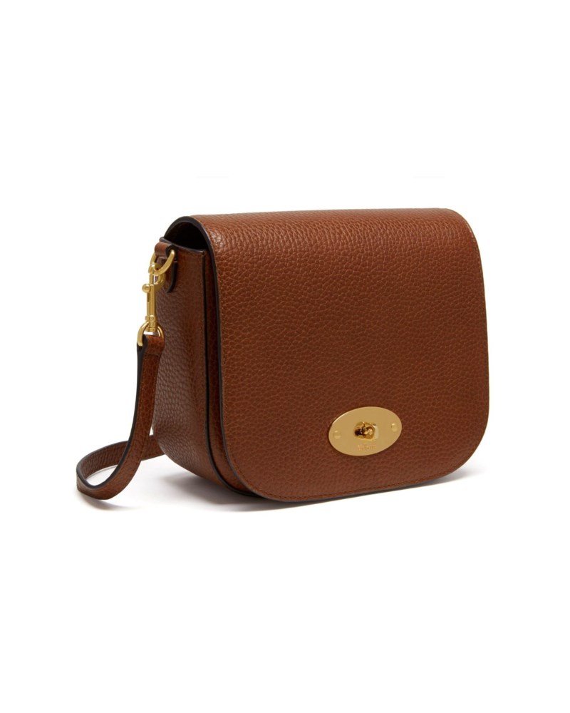 Mulberry Small darley satchel oak small classic grain axelremsväskor dam – bild 3
