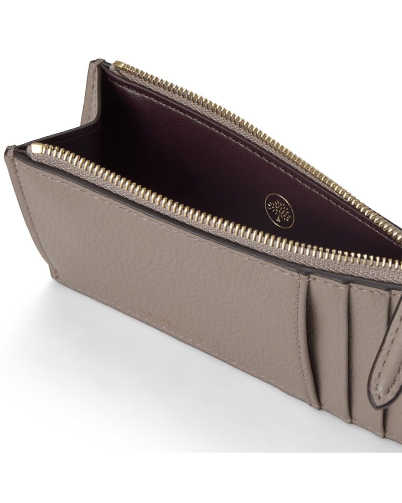 Mulberry Continental zipped long card holder cashmere taupe small classic grain plånböcker & korthållare dam – bild 2