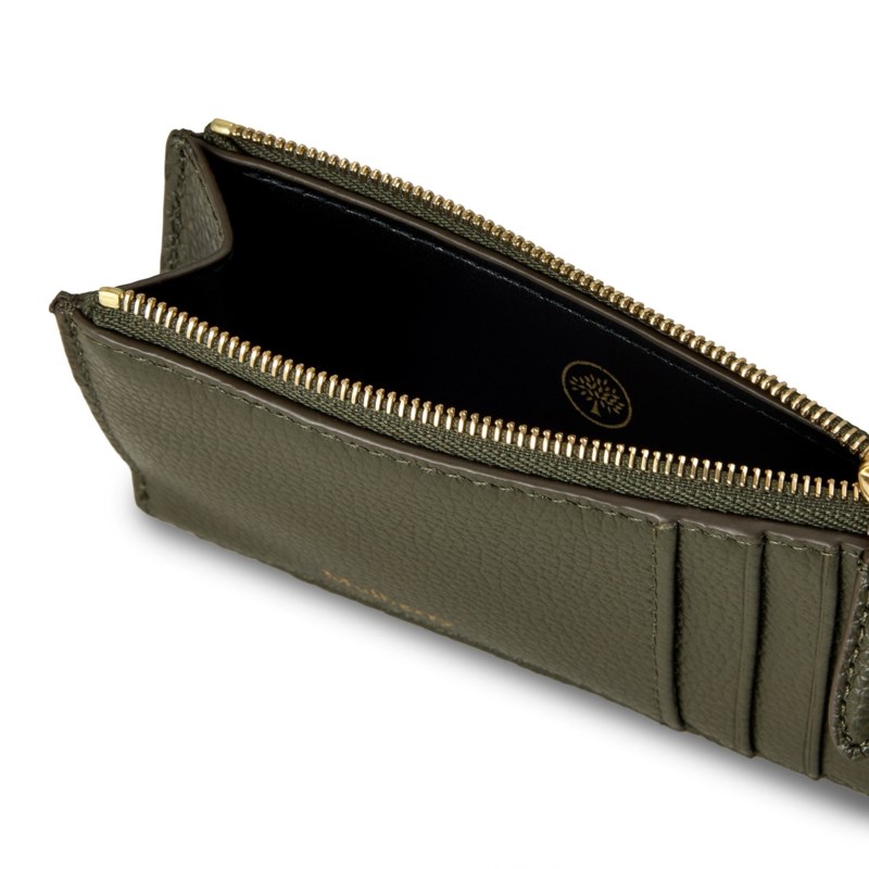 Mulberry Continental zipped long card holder black small classic grain plånböcker & korthållare dam – bild 2
