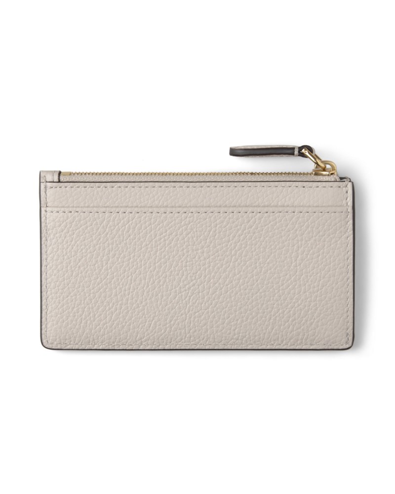 Mulberry Continental zipped long card holder chalk small classic grain plånböcker & korthållare dam – bild 3