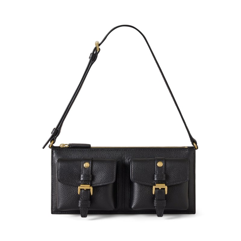 Mini roxanne shoulder bag black small classic grain 1