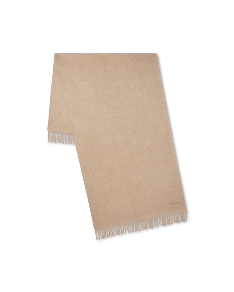 Solid merino wool scarf