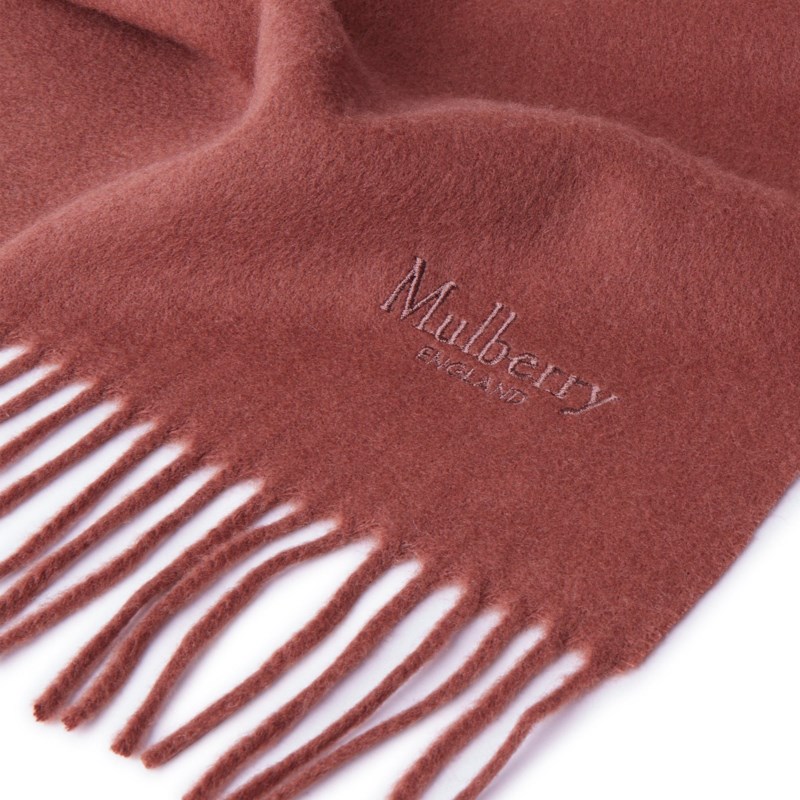 Mulberry Small solid merino wool scarf halsdukar dam – bild 2